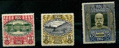 ** - Österr. 1910, - Briefmarken