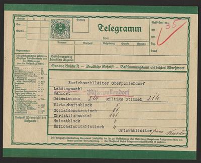 Poststück - Zwei zeitgeschichtlich - Briefmarken