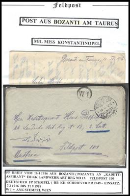 K. u. K. Militärmission Türkei - Briefmarken