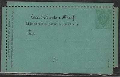 Poststück - Österr. interess. Partie ungebrauchte Ganzsachen 1883/1905, - Stamps
