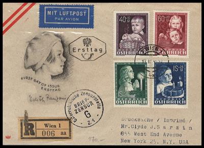 Poststück - Österr. - Kl. Partie FDCs II. Rep., - Stamps