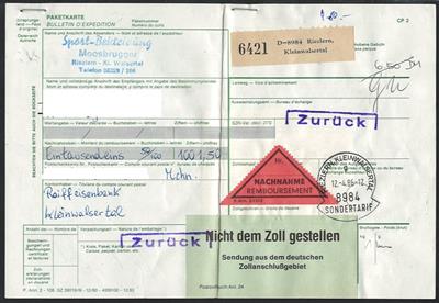 Poststück - Partie kleines Walsertal - Stamps