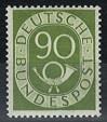 ** - BRD Nr. 138 (90 Pfg. Posthorn) mit Befund Schlegel, - Francobolli