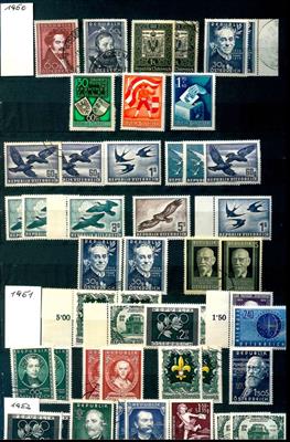 **/gestempelt - Partie Österr. ab 1945, - Stamps