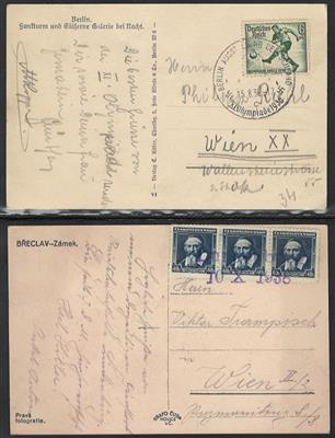 Poststück/Briefstück - Partie Poststücke Europa und Übersee, - Stamps