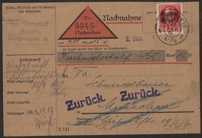 Poststück - Partie Poststücke Bayern mit etwas Österr. etc., - Stamps