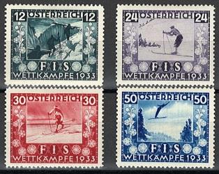 * - Österr. FIS I, - Stamps