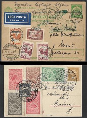 Poststück - Partie Poststücke Tschechosl. mit Ungarn und Jugosl., - Briefmarken