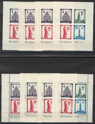 ** - Partie FRanz. Zone meist Baden, - Stamps