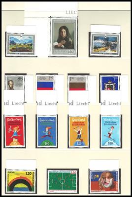 ** - Partie FRANKATURWARE Liechtenstein, - Briefmarken