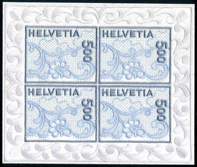 ** - Schweiz - Stickereimarke im - Briefmarken
