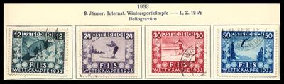 gestempelt - Sammlung Österr. I./II. Rep. Künstlerhilfe - FIS I - Katholiken - Kindheit - Kärnten - Wiederaufbau II, - Stamps