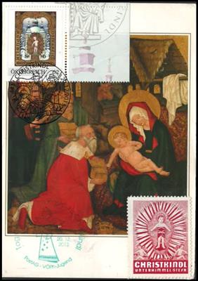 Partie ungewöhnlicher Motivkarten ChristkindlKirche - fast alles mit Christkindlstempel, - Briefmarken