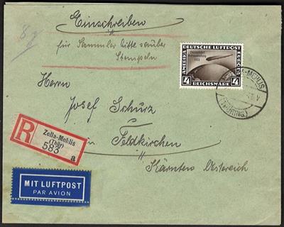 Poststück - D.Reich Nr. 498 (Chicagofahrt) a. Rekobrief - Stamps