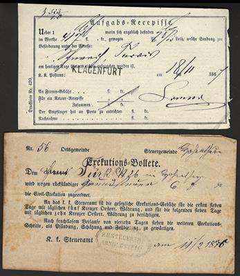 Poststück - Österr., - Briefmarken