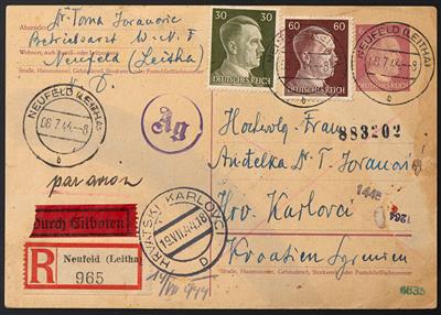 Poststück - Ostmark, - Stamps
