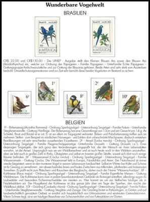 ** - Motivsammlung "Wunderbare Vogelwelt", - Briefmarken