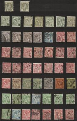 gestempelt/*/** - Monaco - Partie Dubl. ca. 1885/1980, - Briefmarken