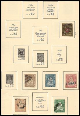 gestempelt/**/* - Sammlung Schweiz ca.1850/1973, - Briefmarken