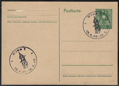 Poststück/Briefstück - Österr. 1946/67 - über 100 versch. Sonderstpln. u.a. 23 versch. Stpln. "Jahrestag d. sowj. Bes. Wiens", - Briefmarken