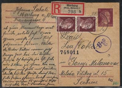 Poststück - Österr. - Ostmark, - Briefmarken