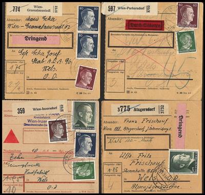 Poststück - Partie Paketenkarten Ostmark - Stamps
