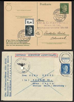 Poststück - Südtirol 1945 D. Dienstpost - Briefmarken