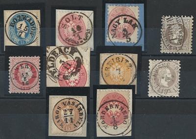 .gestempelt/Briefstück - Kl. Partie Österr. Monarchie ab Ausg. 1858, - Briefmarken