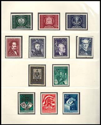 **/*/gestempelt - Sammlung Österr. ca. 1945/2001 bzw. UNO Wien 1987/2000, - Briefmarken