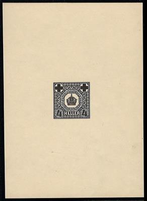 (*) - Österr. 1914 - Entwurf einer - Briefmarken