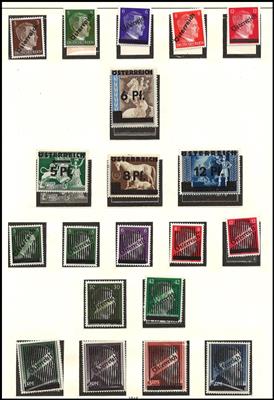 **/* - Sammlung Österr. 1945/1955, - Stamps
