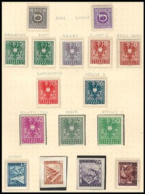 **/* - Sammlung Österr. 1945/1984, - Stamps
