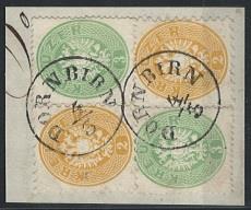 Briefstück - Österr. Ausg. 1863/64, - Briefmarken