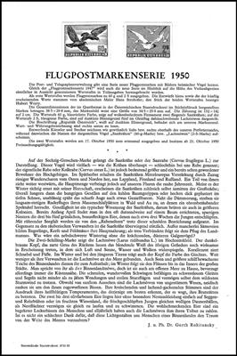 Österreich Flug 1948 und 1950/53 Schwarzdruck, - Francobolli