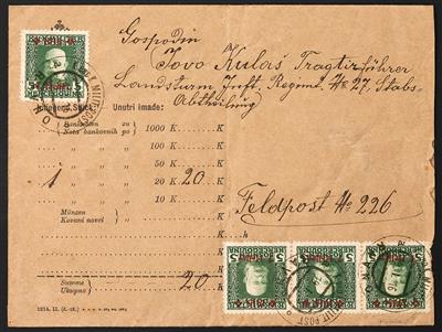Poststück - Bosnien, - Briefmarken