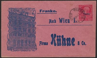 Poststück - Österr. 1914 Privatganzsache - Briefmarken