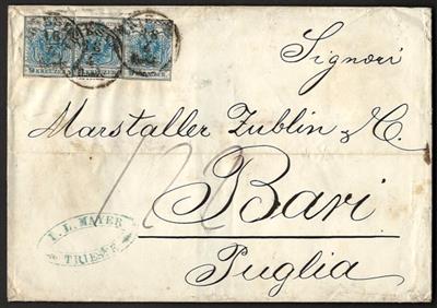Poststück - Österr. Ausg. 1850, - Briefmarken