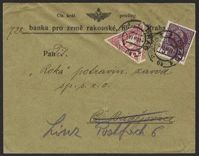 Poststück - Österreich Ausgabe 1908, - Briefmarken