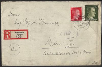 Poststück - Partie KLV (Kindrlandverschickung) - Lager - Post meist Ostmark, - Briefmarken
