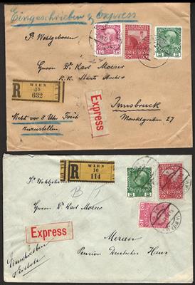 Poststück - Partie Poststücke Österr. meist Monarchie, - Stamps