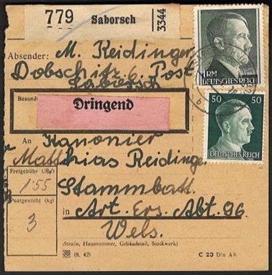 Poststück - Reichh. Partie Ostmark - Francobolli