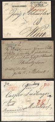 Poststück - Über 70 Briefe aus BÖHMEN u. MÄHREN etc. 1813/1897 u.a. Sudomeritz (1846) 100 P., - Francobolli