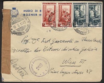 Poststück - Zensurlos; Briefe nach Österreich, - Stamps