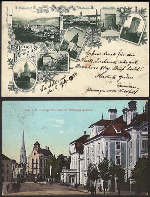 Poststück - Partie AK OÖ u.a. mit - Motive- and postcards