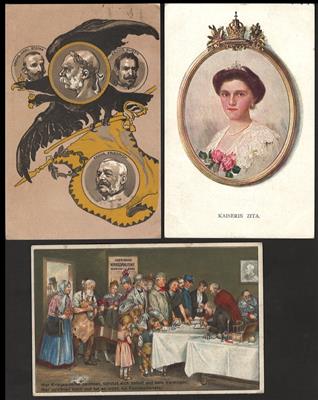Poststück - Partie Ansichts- und Motivkarten Österr. ab Monarchie, - Motive- and postcards