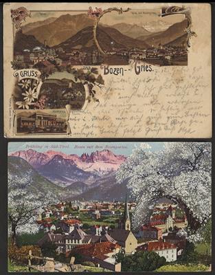 Poststück - Reichhaltige Partie meist Monarchie Ansichtskarten aus Südtirol, - Motive- and postcards