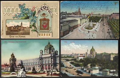 Poststück - Über 100 Ansichtskarten Wien, - Motiv- und Ansichtskarten