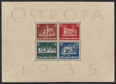 (*) - D.Reich Block Nr. 3 (OSTROPA) im Rahmen kl. Mgl., - Stamps