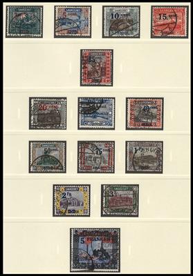 **/*/gestempelt - Sammlung Saargebiet und Saarland, - Stamps