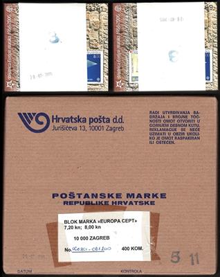 ** - Kroatien 2005 angebl. 4.000 "Europa" - Briefmarken